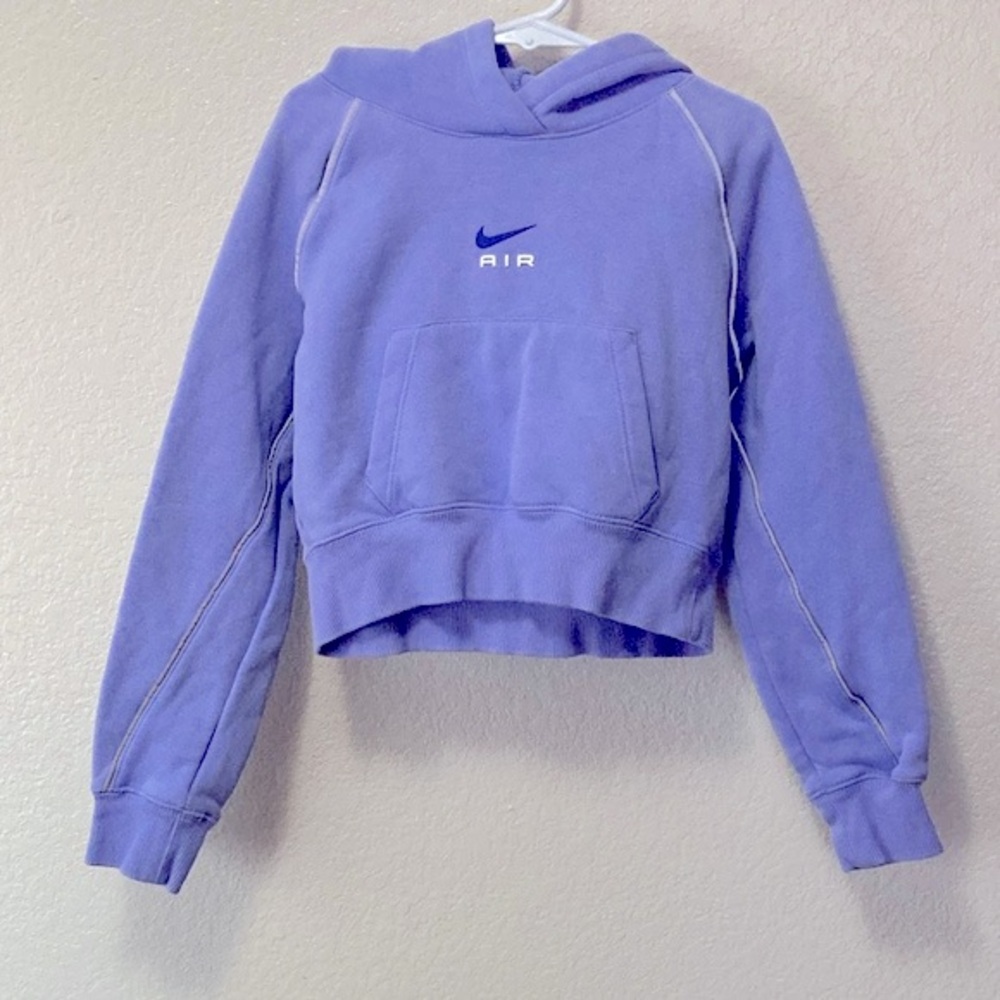 Nike Girl's NSW Air French Terry Crop Hoodie